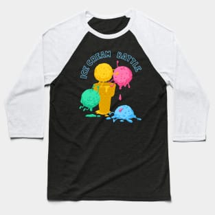 ice cream battle Baseball T-Shirt